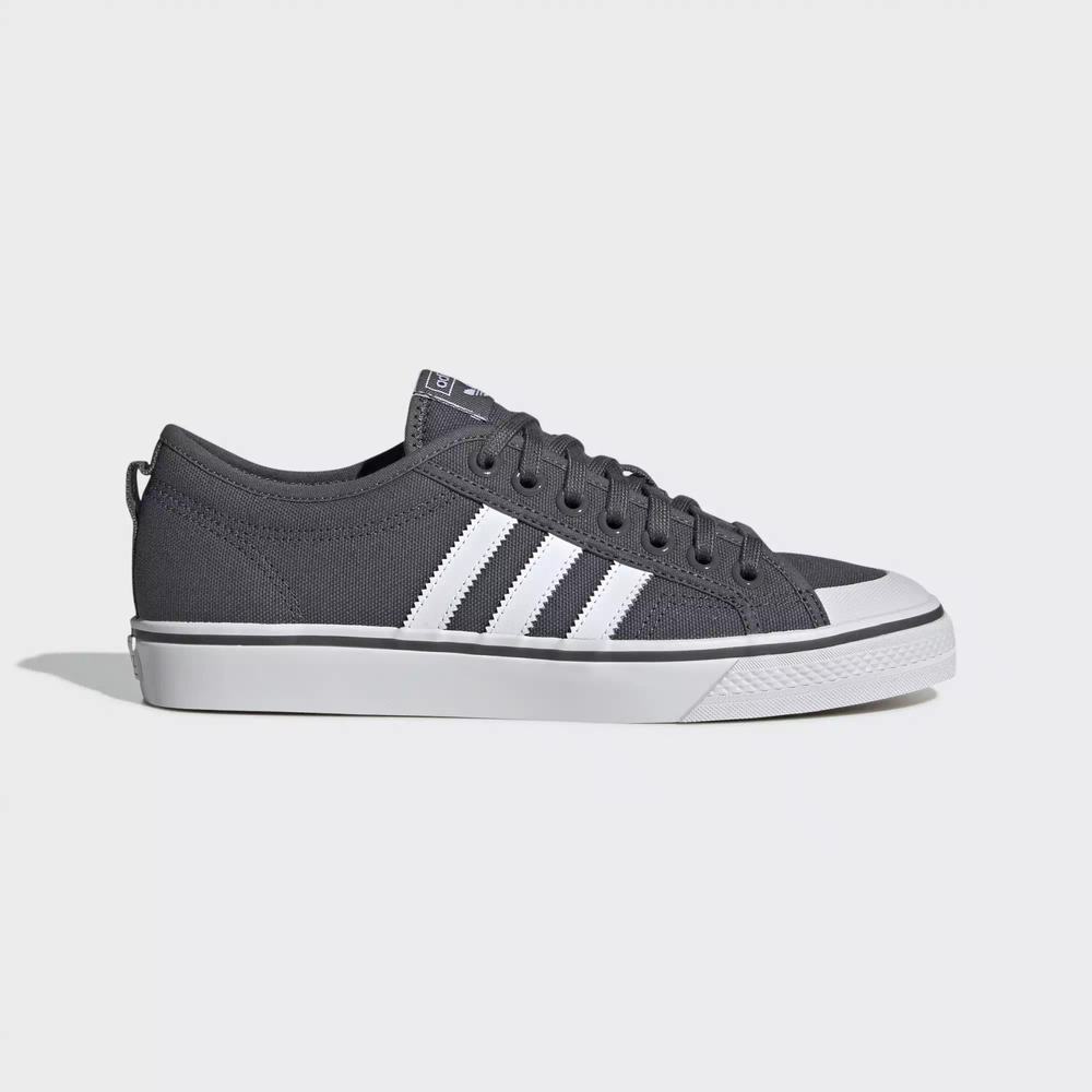 Adidas Nizza Tenis Grises Para Hombre (MX-98728)